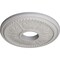 Ekena Millwork Tirana Ceiling Medallion (Canopies up to 4 3/4"), 13 7/8"OD x 3 3/4"ID x 1 1/4"P, Ultra Pure White CM13TIUWF - alternate 2